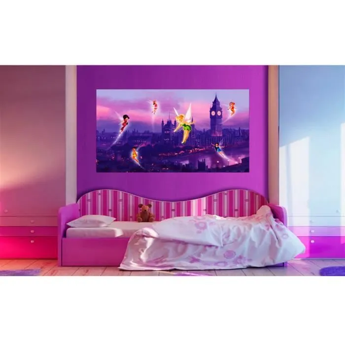 Poster Fée Clochette Disney Fairies - Qualité Numérique - Dimensions XXL - 160 x 115 cm-3