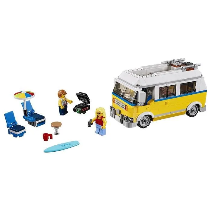 LEGO® Creator 3-en-1 31079 Le van des surfeurs - Jeu de construction-1