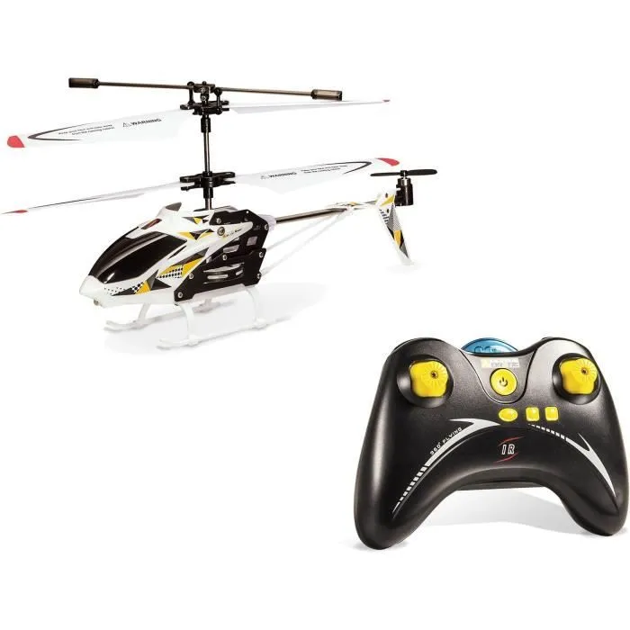 Hélicoptère télécommandé Ultradrone H23 Speed de MONDO MOTORS - Longueur 23cm - 3 canaux - Gyroscope - LED avant-0