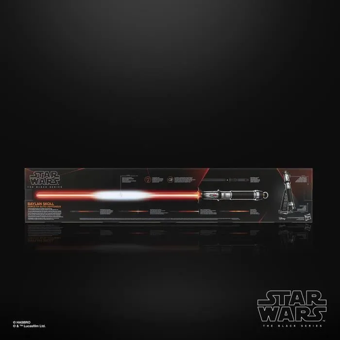 Sabre laser électronique Baylan Skoll, Force FX Elite avec LED et effets sonores premium, à partir de 14 ans, Star Wars The Black Se-8