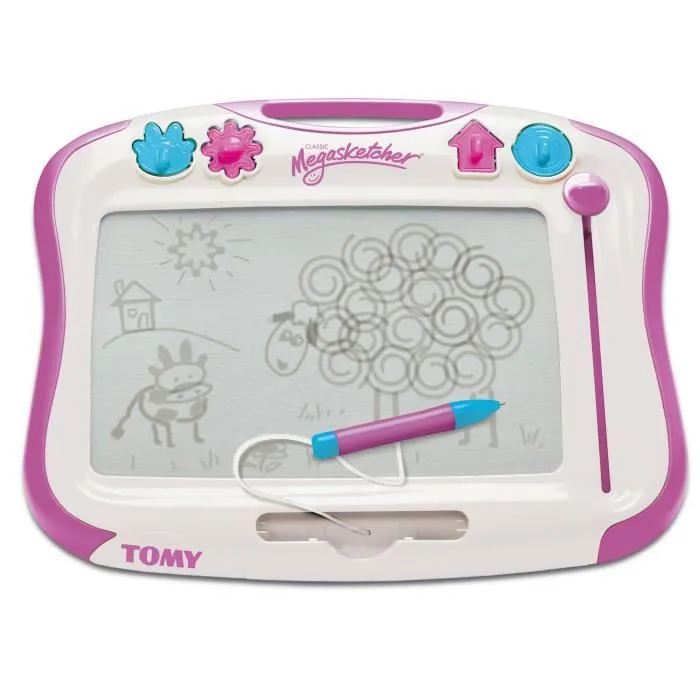 Jeu de coloriage - dessin - TOMY - Megasketcher Classique Rose - Ecran haute qualité - A partir de 3 ans-0