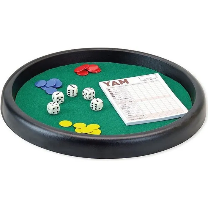 JEUJURA - 8154 - PISTE DE DES - YAM - 421 - DIAMETRE 31 CM-0