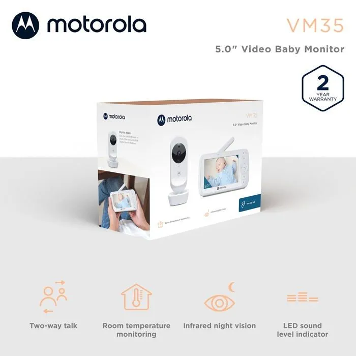 Baby phone - ecoute bebe Motorola nursery - VM 35-2