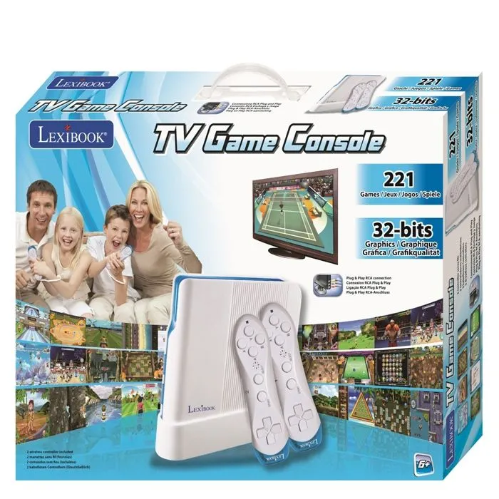 Console TV Plug N' Play Motion - LEXIBOOK - 2 manettes sans-fil - 221 jeux-3