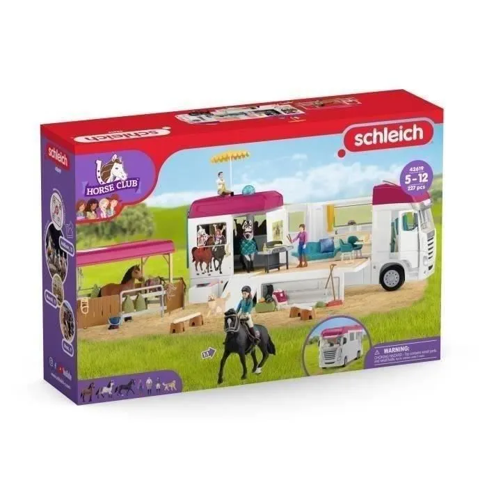 Camping-Car Equestre, schleich 42619 HORSE CLUB - coffret, 227 pièces, dès 5 ans-2