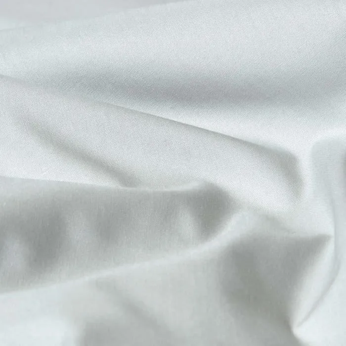 Taie de Traversin - Coton - Gris Acier - 200 fils - 50 x 140 cm - Hypoallergénique-2