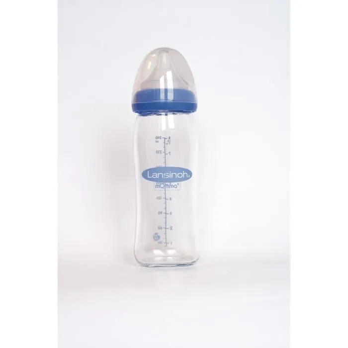 LANSINOH Biberon Verre Natural Wave 240 ml-0