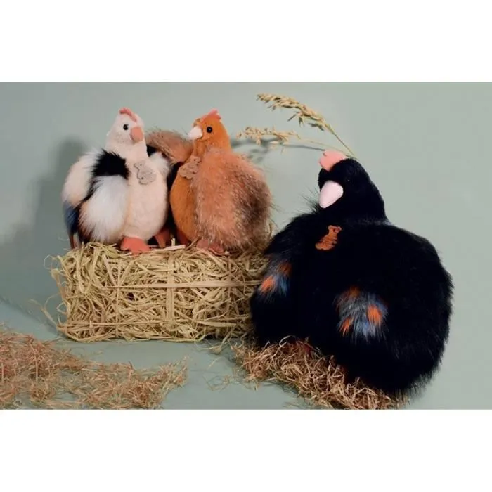 Jouet en peluche - HISTOIRE D'OURS - Les poulettes petit modele orange - Mixte - A partir de 0 mois-1