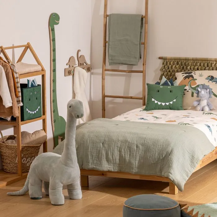 Boîte de rangement "Dinosaure" H29cm vert foncé - Vert foncé - Atmosphera createur d'interieur-4