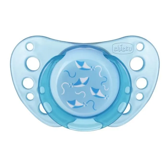Chicco Physio Forma Air 0-6m Silicone Lot de 2+ Boite de Stérilisation Bateau Avion-2