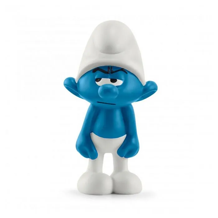 Figurine Schtroumpf : Schtroumpf Grognon Coloris Unique-3