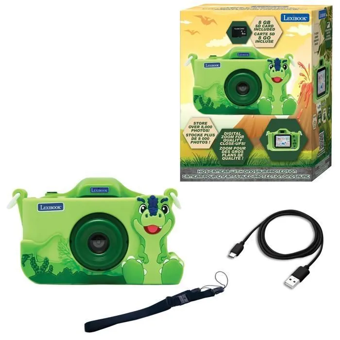 Camera pour enfants avec protection Dinosaure-0