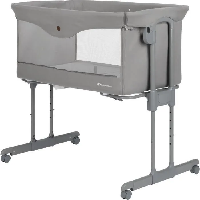 BEBECONFORT AMARA, Cododo, pliant, 2 en 1, Berceau confortable, 4 roues, pliage rapide, 0-6mois,0 à 9kg, tinted graphite-0