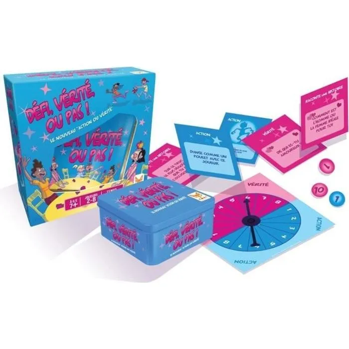 DÉFI, VÉRITÉ, OU PAS ! - Jeu d'ambiance enfant - Topi Games-0