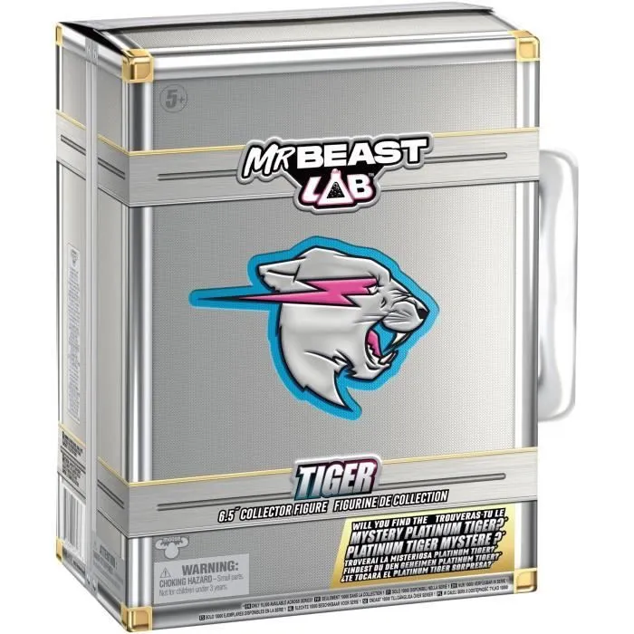 Figurine Collector - MOOSE TOYS - Tigre Mr. Beast Lab - 8,8 cm, Collection-2
