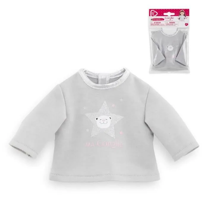 T-Shirt Soir De Fête - COROLLE - Vêtement pour poupée ma Corolle 36 cm - Blanc - Enfant - Mixte-0