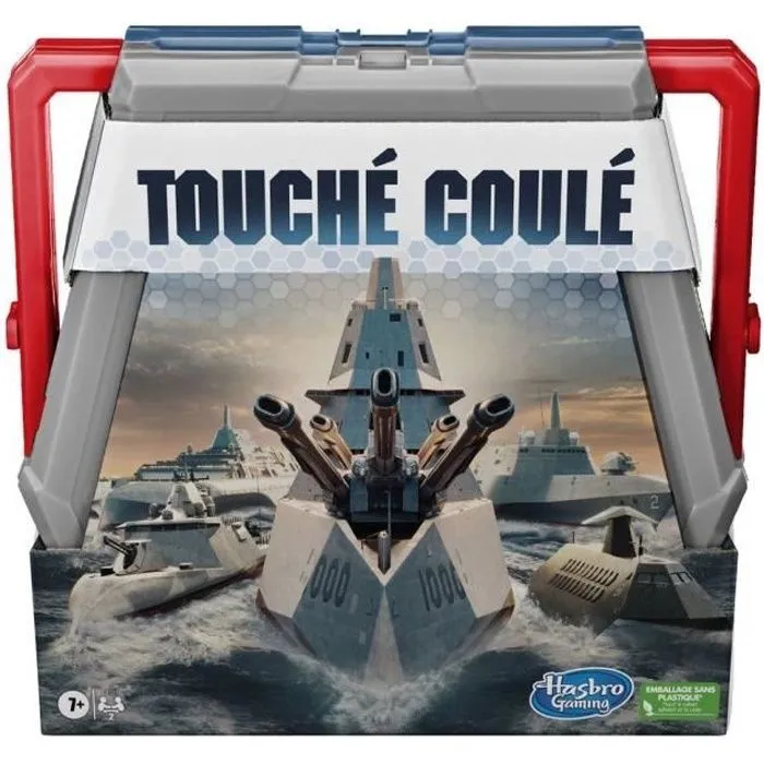 Touché coulé - jeu de société de bataille navale - pour 2 joueurs - version française-0