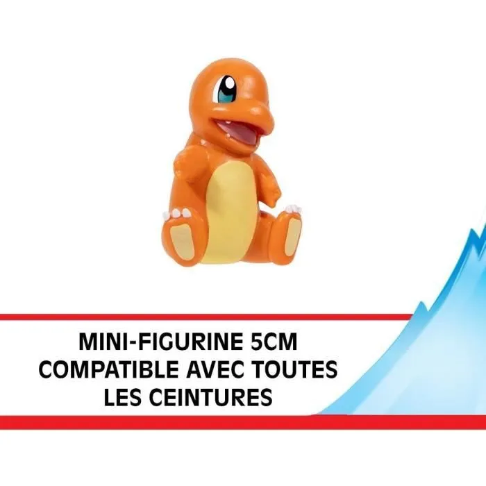 Ceinture - BANDAI - Pokémon Clip ‘N’ Go - 1 ceinture, 2 Poké Balls et 1 figurine Salamèche 5 cm-3