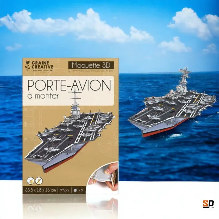 Maquette Porte-avion à construire soi-même-2