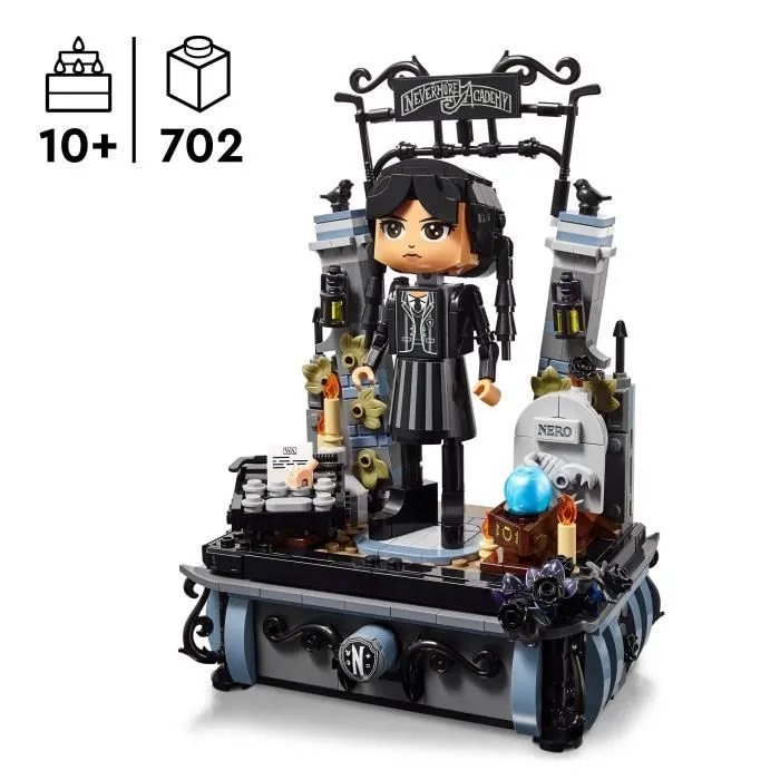 LEGO Mercredi 76780 Figurine de Mercredi Addams - Jeu de construction collector-1
