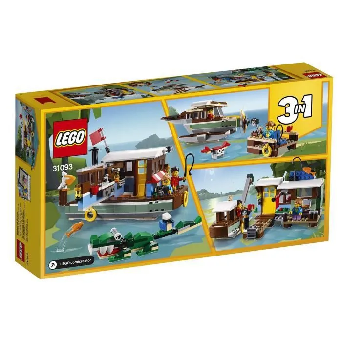 LEGO Creator - La péniche au bord du fleuve - 31093 - Jeu de construction-1