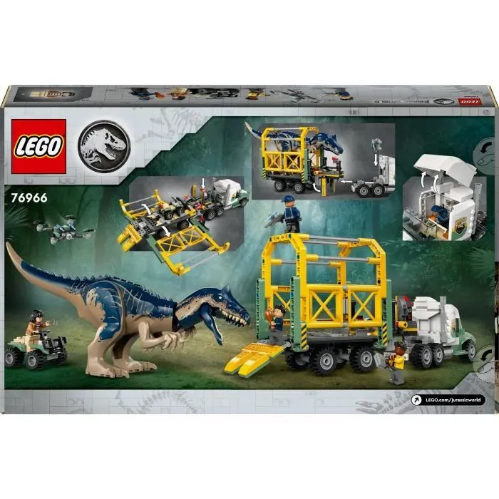LEGO® Jurassic World 76966 Missions dinosaures : le camion de transport de l’allosaure-5