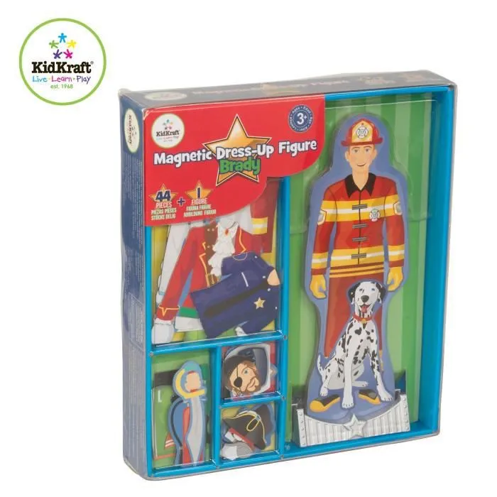 KIDKRAFT Poupée Magnétique à Habiller - Brady-2