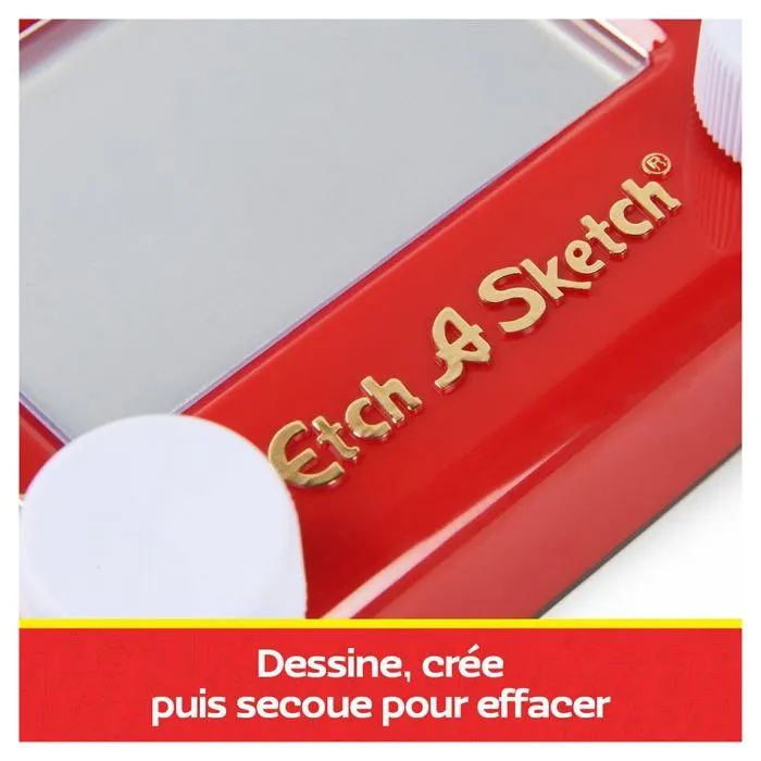 Etch A Sketch - Etch A Sketch Version Recyclable - Créez des dessins à partir de 3 ans - Rouge - Mixte-1