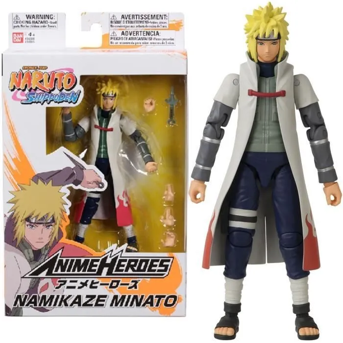 Figurine Namikaze Minato - Naruto Shippuden - Anime Heroes 17 cm - Bandai-0