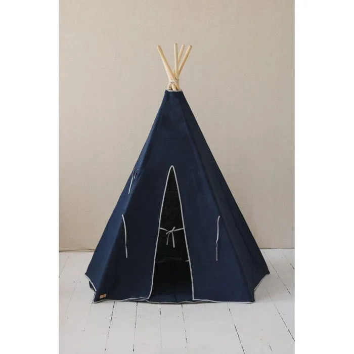 Ensemble tipi et tapis enfant Moi Mili "Bleu Marine" - navy blue - TU-3