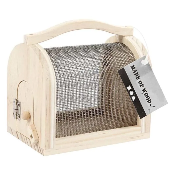 Boîte à insectes en bois 11 x 7,5 x 10 cm-0