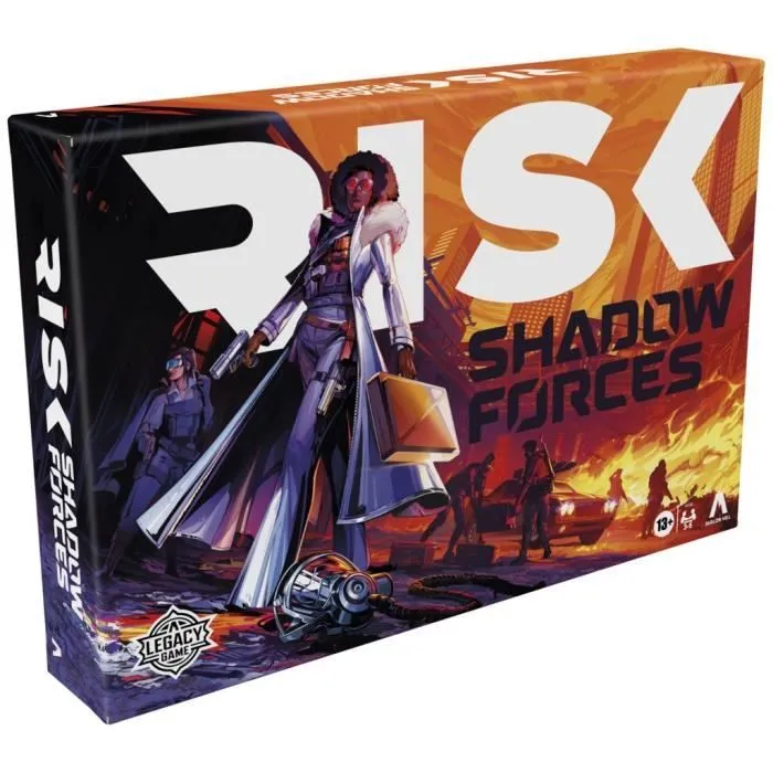 Risk Shadow Forces, jeu de stratégie, jeu de société Legacy familial et adultes, dès 13 ans, 3 à 5 joueurs, Avalon Hill-7