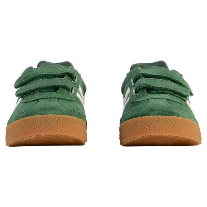 Basket Cuir  Gola Barrier Strap - Vert Blanc-4