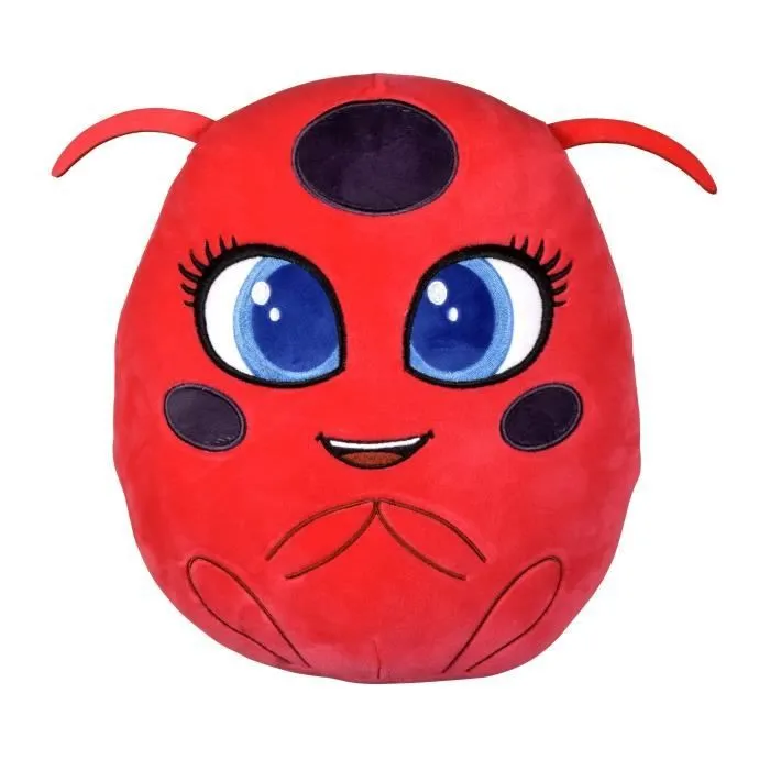 Peluche Tikki à fonction - BANDAI - Miraculous 20 cm - Peluche parlante Kwami-0