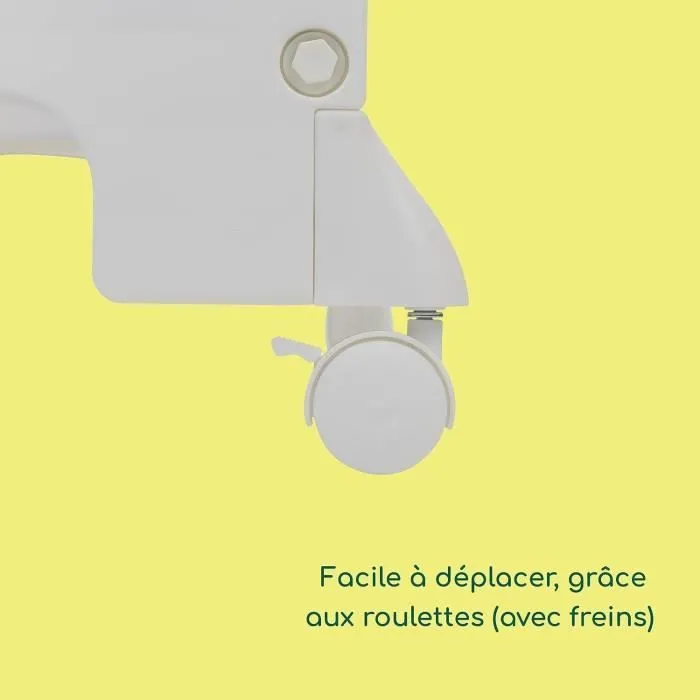 BEBECONFORT Dolphy Table à langer et baignoire 2en 1, De la naissance à 12 mois (11kg), Gray Mist-6