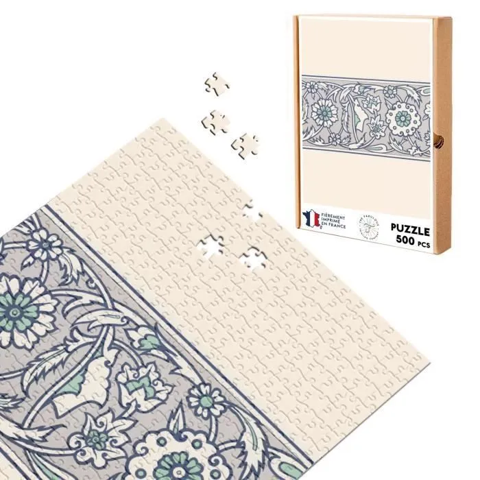 Puzzle Classique - FABULOUS - Frise Floral Vintage - 500 Pièces - Adulte - Intérieur-0