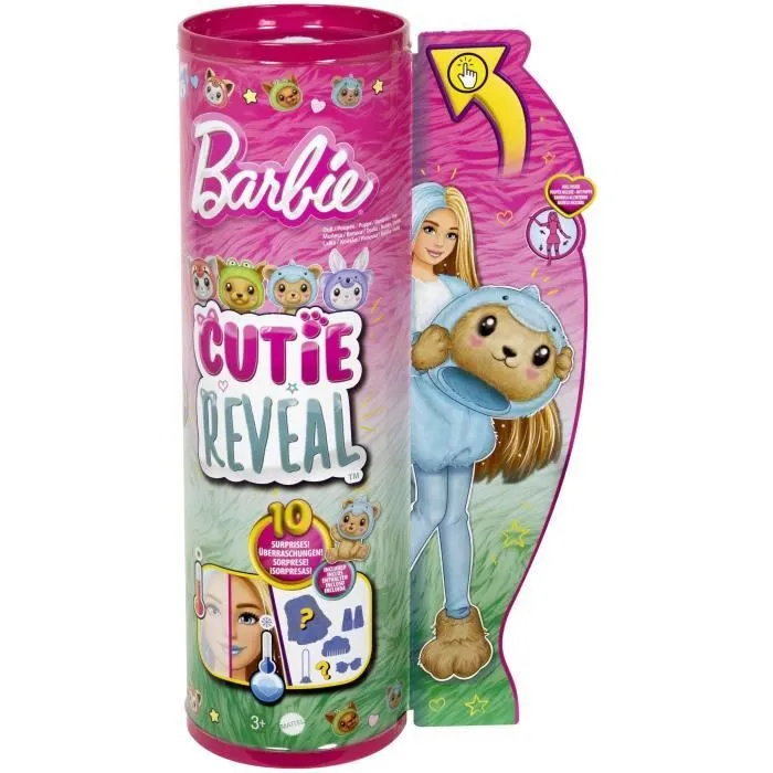 Barbie-Cutie Reveal-Poupée sur le thème des costumes, ourson dauphin HRK25-4