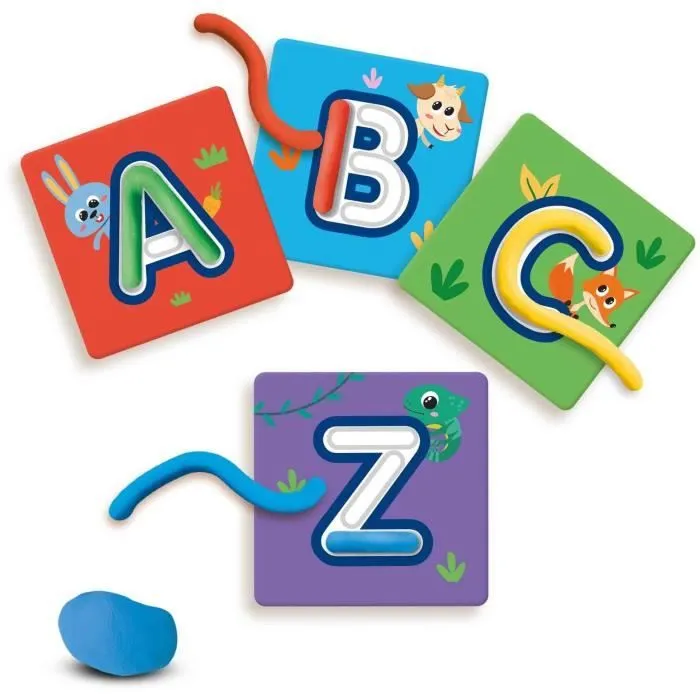 J'apprends l'alphabet avec pâte à modeler - Jeu éducatif - SES CREATIVE - Familiarise-toi avec l’alphabet en t’amusant.-3