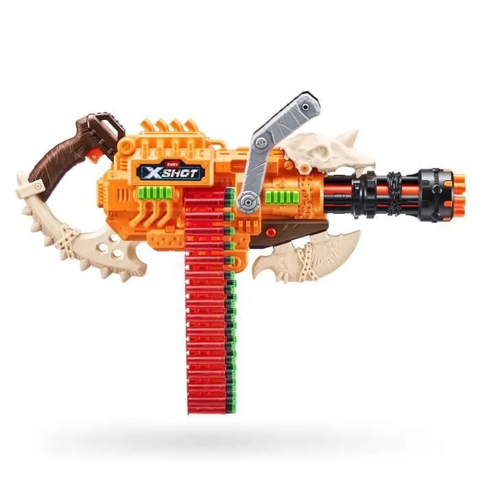 Blaster à Ceinture - ZURU - XSHOT Insanity HorrorFire Dread Hammer - Blaster avec ceinture de 35 fléchettes et portée de 30 mètres-5