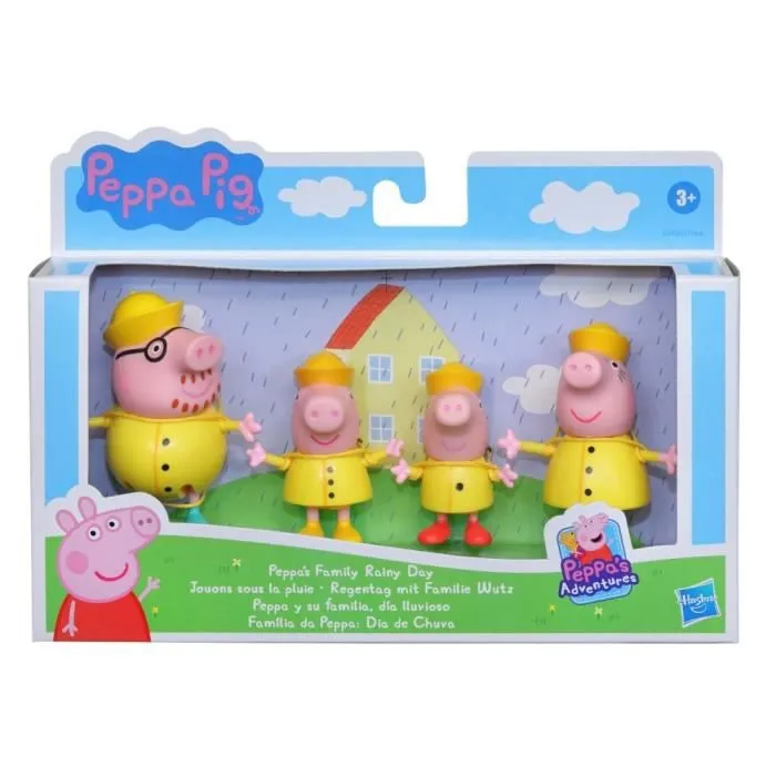 Jouet - PEPPA PIG - Lot de 4 figurines Peppa et sa famille - Multicolore - A partir de 3 ans-2
