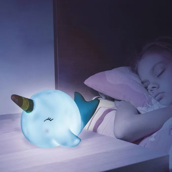 Tom et Zoe - Veilleuse enfant Baleine - Bleu-1