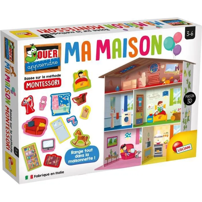 LISCIANI GIOCHI Montessori Maxi Ma Maison-0