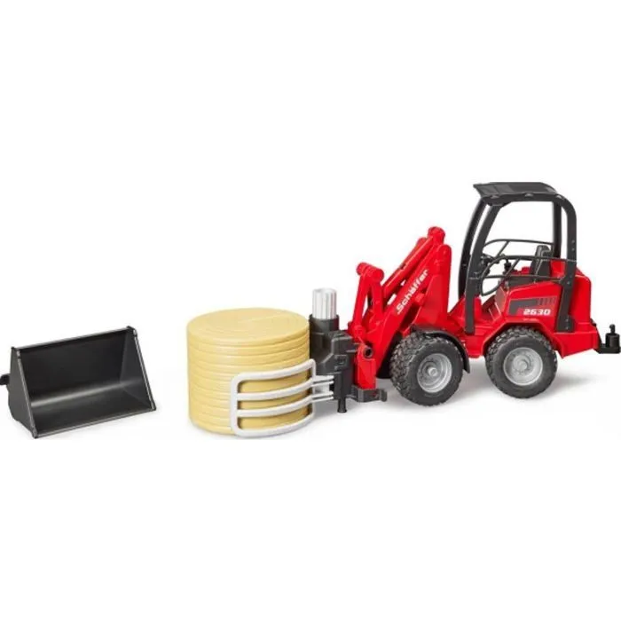 Chargeur compact Schaffer 2034 avec pince et balle de paille - BRUDER-1