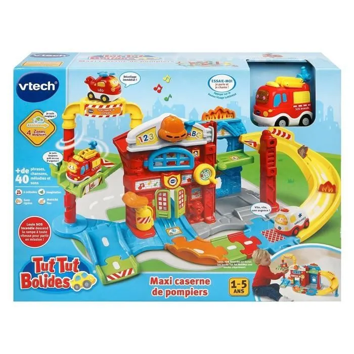 VTECH - Tut Tut Bolides - Maxi Caserne De Pompiers (+ Louis, Sos Incendie)-3