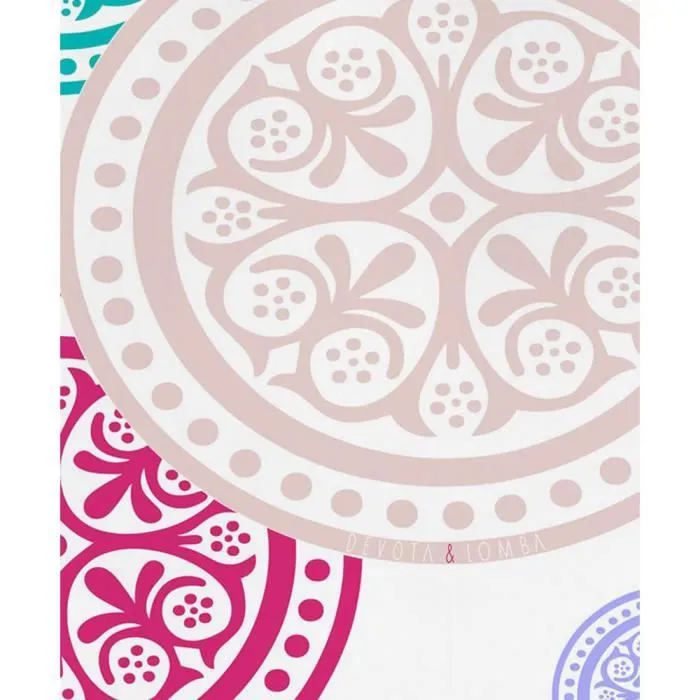 Housse de Couette - Devota & Lomba - Medallones - 100% Coton - 220x240 cm - Multicolore-3