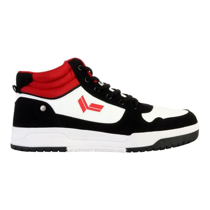 KAPORAL - Baskets montantes - blanche et noire - Blanc - 43 - Chaussures Homme-1