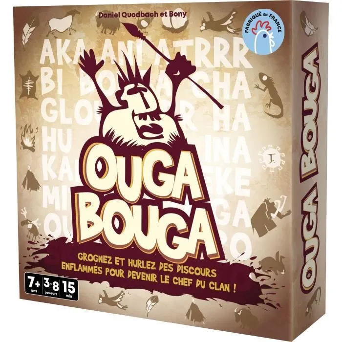 Ouga Bouga - Asmodee - Devenez le chef du clan - Dès 7 ans - Fabriqué en France-0