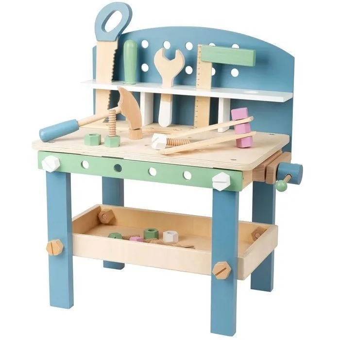 Etabli en bois compact Nordique - Bricolage pour enfant-1