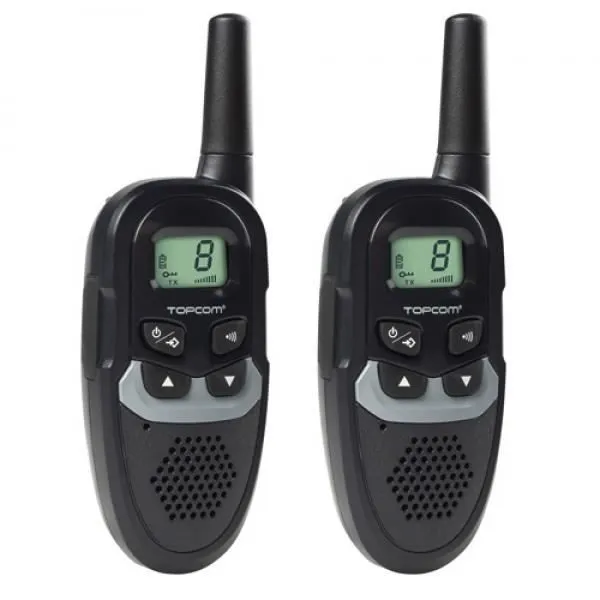 Talkies-Walkies TopCom RC6410 - Talkie walkie extérieur pour enfants à partir de 4 ans avec 2 piles AAA incluses-0