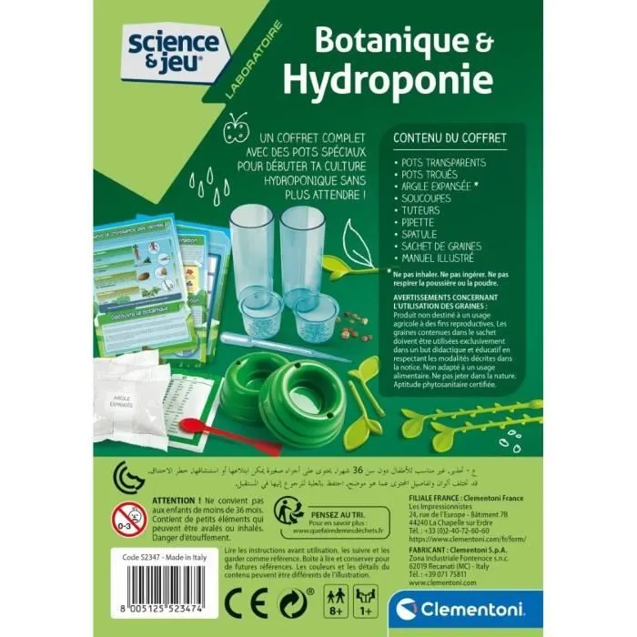 Clementoni - Science & Jeu - Botanique et hydroponie-3